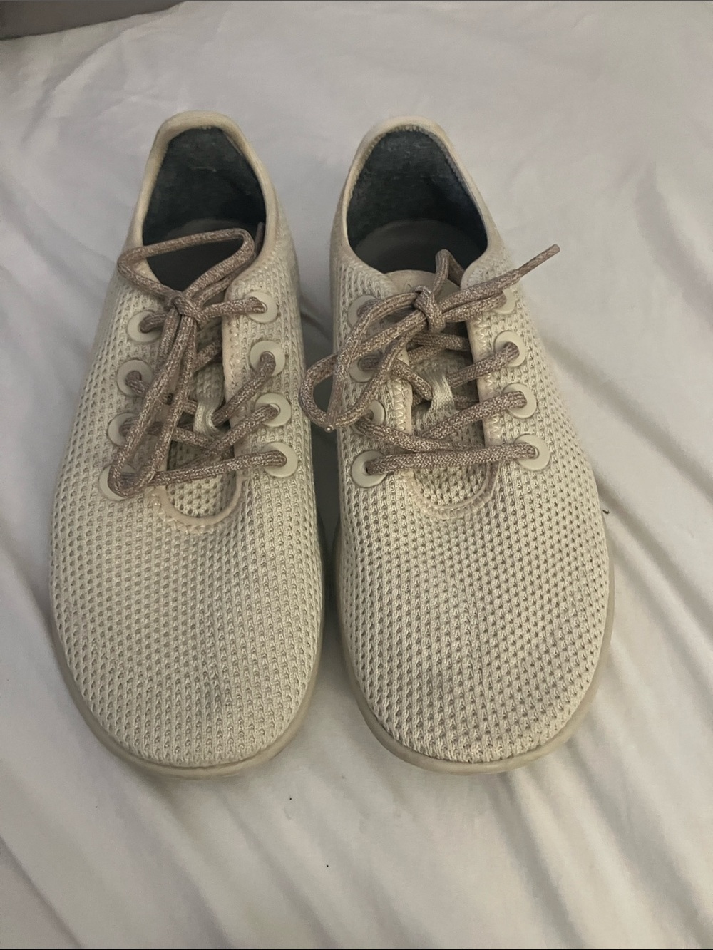 allbirds women’s Natural Knit Lace-Up Sneakers